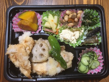 揚げ鶏のみぞれ和え